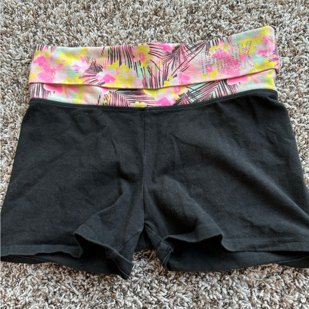 PINK yoga shorts